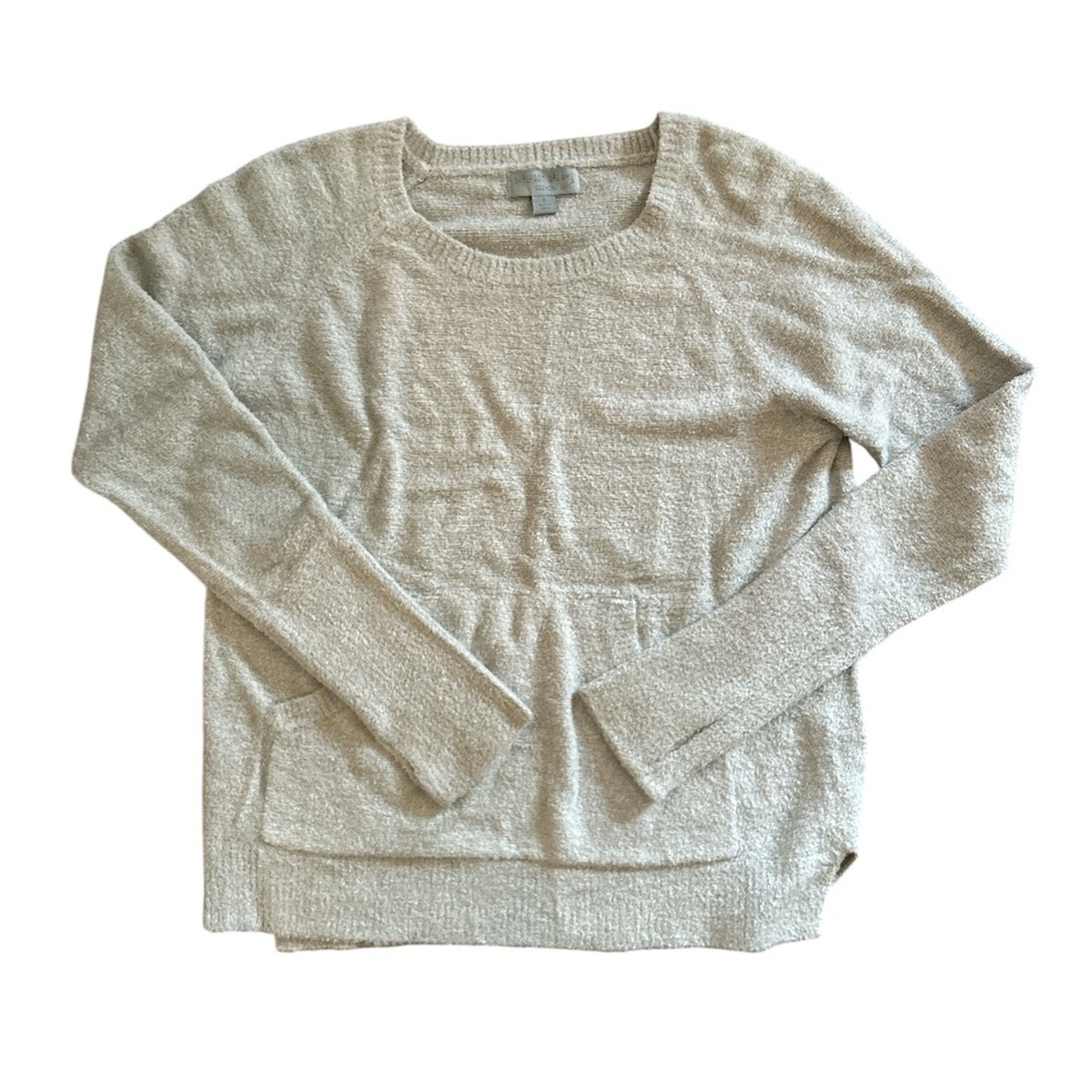 Barefoot Dreams Cozy Chic Lite Sweater with Kangaroo Front Pocket
